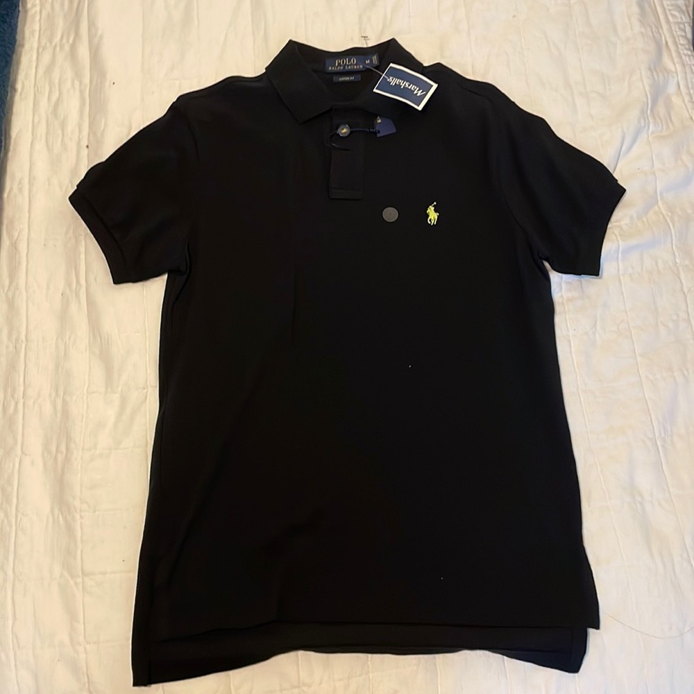 Mens Black Ralph Lauren Polo